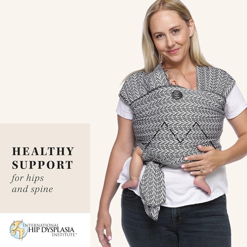 moby Baby Wrap Carrier Evolution by Petunia Pickle Bottom for Newborns to Toddlers (8-33lbs), Infant Sling Carrier, Hands Free Design, Adjustable for All Body Types (Starry Nights of Salvador) - Image 2